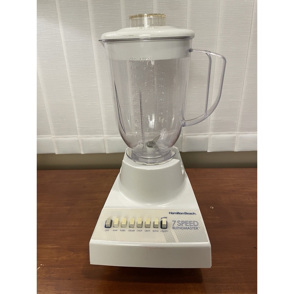 Vintage 90's Hamilton Beach Blender 7 Speed Blendmaster Model 600WP